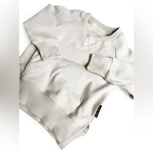 Little Bipsy Men's Off-White Crewneck Sweater